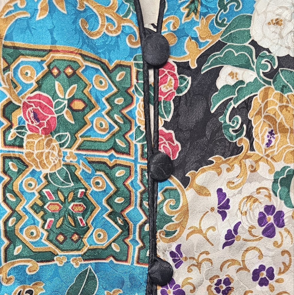 Adrianna Papell VTG Silk Blazer - Picture 7 of 11